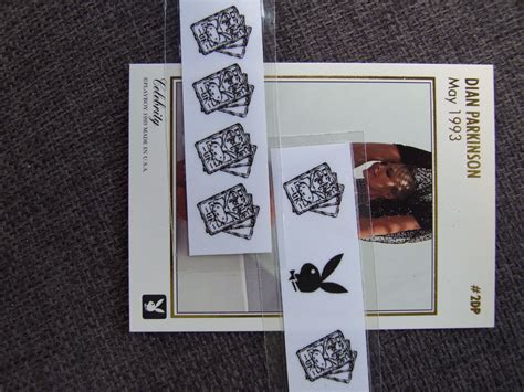 Playboy January Single Chase Card Celebrity Dian Parkinson #2DP Error