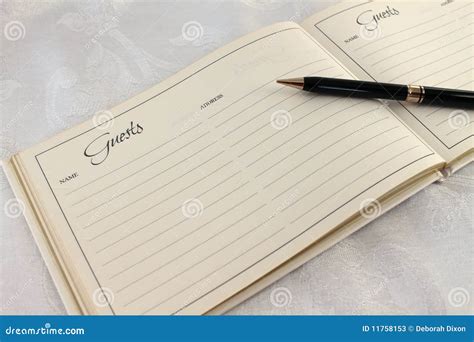 guest book stock image image  party wedding guest