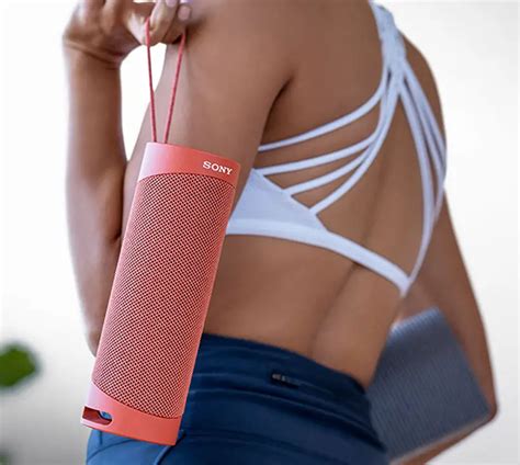 Coral Red Sony XB23 Extra Bass Portable Bluetooth Speaker for Richer ...