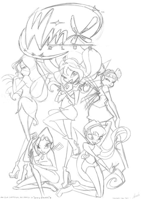 Winx Club (Sketch) by FamousMari5 on DeviantArt