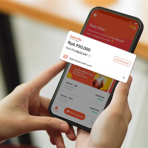flip hadirkan saldo flip guna layani transfer uang  lebih