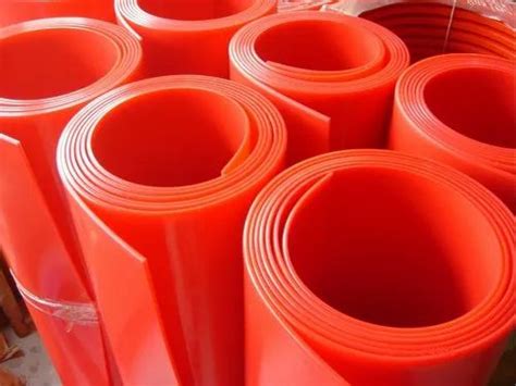 orange color coated pu sheet packaging type roll thickness mm