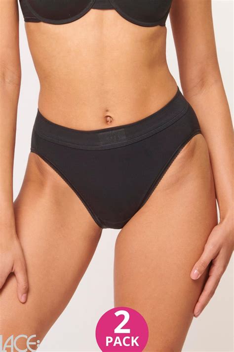 Sloggi Sloggi Double Comfort Brief - Cotton - 2 Pack BLACK – Lace ...