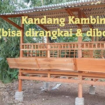 Jual KANDANG KAMBING KAYU 4 ekor - Kab. Bandung - AQIL RASYDHAN | Tokopedia