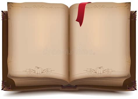 Old Open Book for Halloween Stock Vector - Illustration of science ...