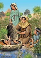 bible illustration blog moses   bulrushes