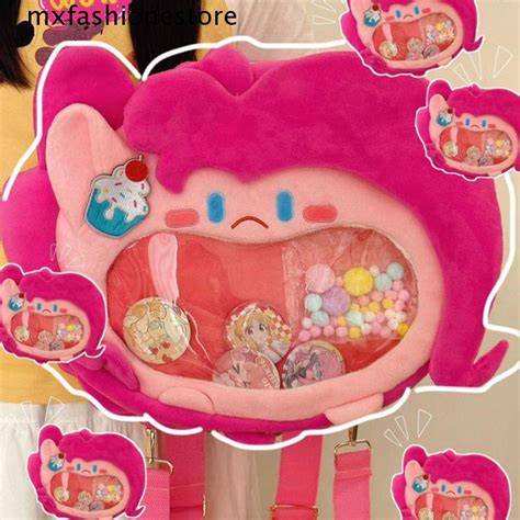 MXFASHIONE Pinkie Pie Bag, Cartoon Transparent Little Pony Itabag