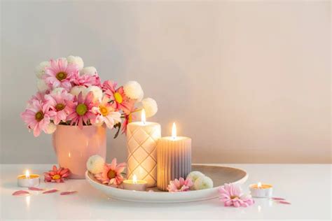 Скачать картинки Nice цветы и свечи, стоковые фото Nice цветы и свечи в ...