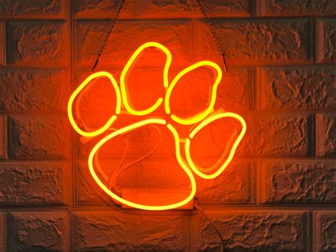 Clemson Tigers Mascot Acrylic Neon Light Lamp Sign – neonsign.us