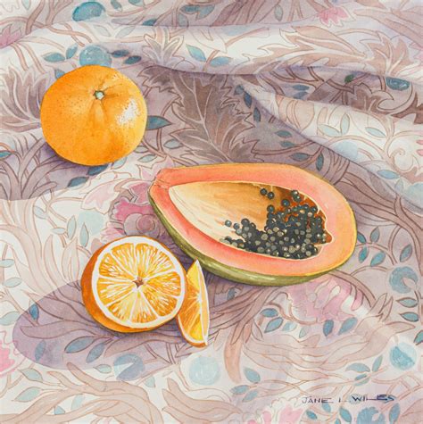 Paw Paw and Orange by Jane Wiles | Strauss & Co