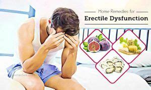 how to cure erectile dysfunction home remedies