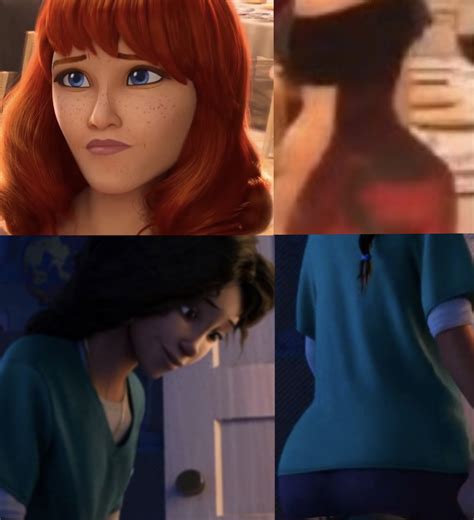 Mj and Rio face and butt (into the spiderverse) by bosjsnc on DeviantArt