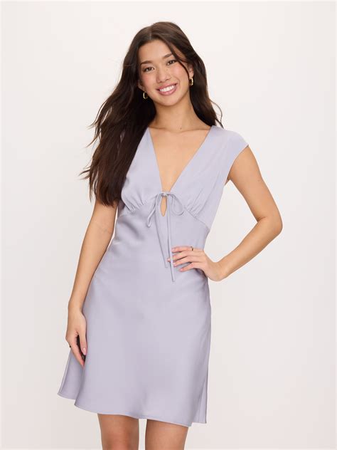 Bonnie Satin Mini Dress