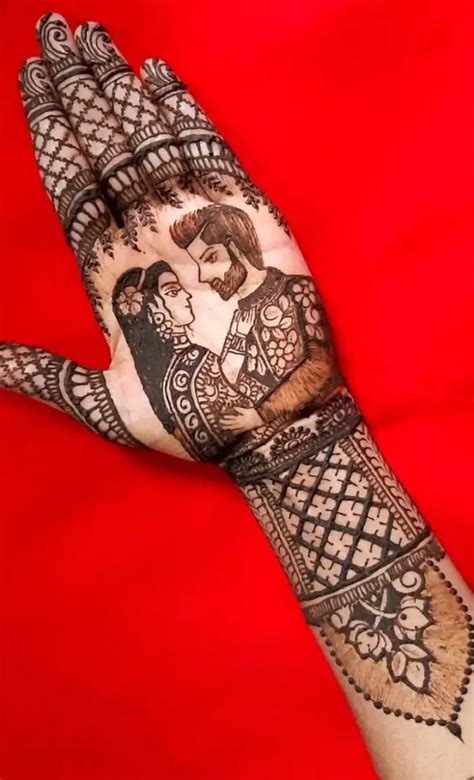 dulha dulhan mehndi designs top  trendy bridal heena mehendi designs