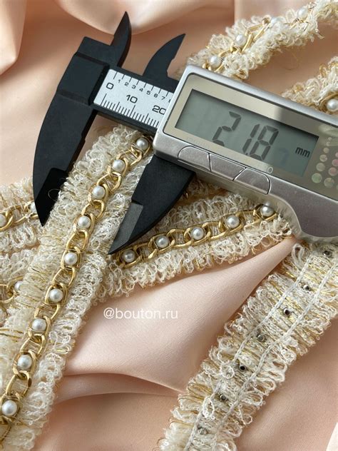 Тесьма твидовая с жемчугом в стиле Шанель – купить на Ярмарке Мастеров ...