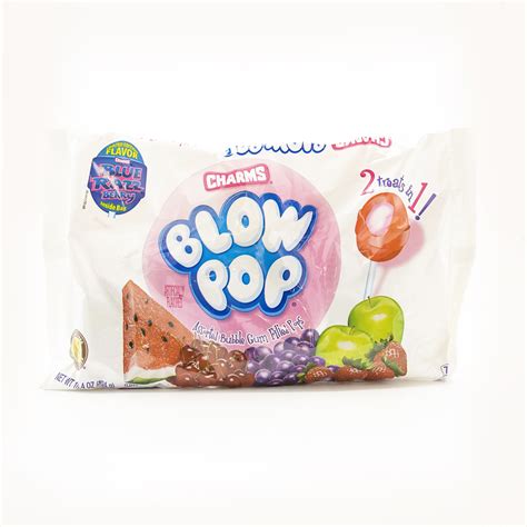 CHARMS 10.4oz ASSORTED BUBBLE GUM BLOW POP BAG - European Food Express