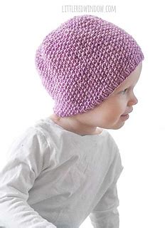 Ravelry: Easy Seed Stitch Baby Hat pattern by Cassandra May