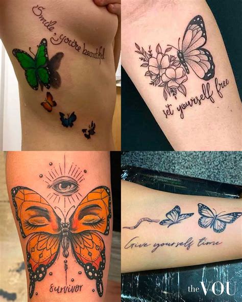 Name Tattoos With Butterflies