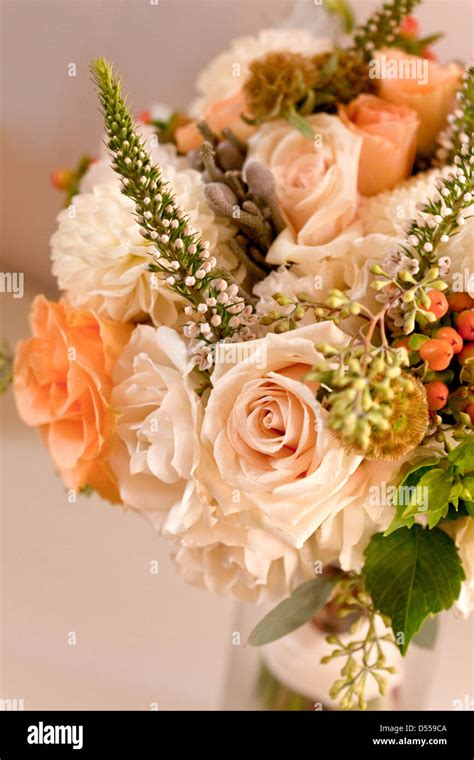 Soft pastel pink rose bouquet Stock Photo - Alamy