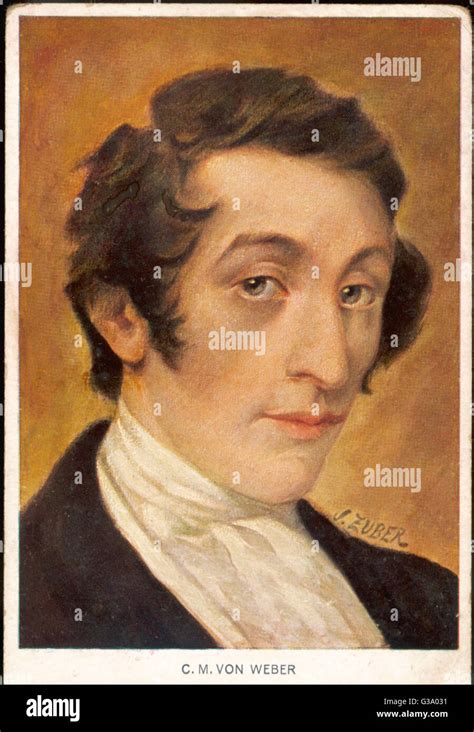 Carl Maria von Weber Stock Photo - Alamy