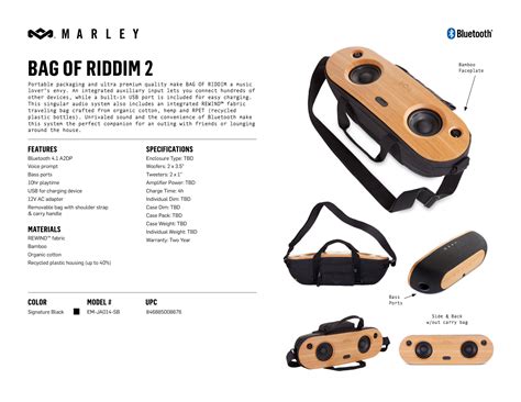 House of Marley BAG OF RIDDIM 2 User manual | Manualzz