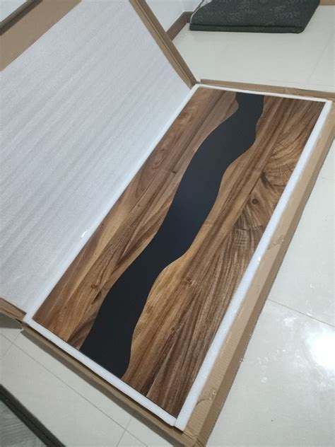 walnut epoxy resin worktoptabletopdiningtop furniture home living