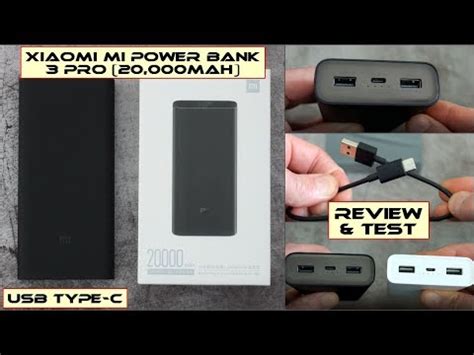 Xiaomi Mi Power Bank 3 Pro (20,000mAh): Review/Test - YouTube