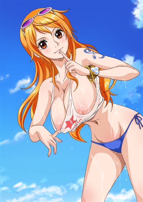 nami (one piece) drawn by rider_(orange_couture) | Danbooru