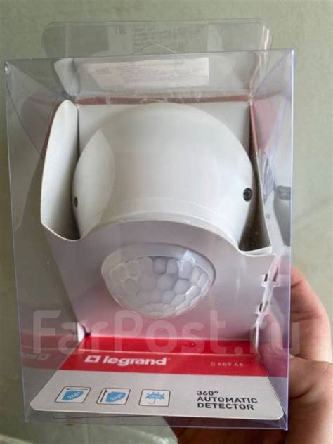 Датчик движения legrand, новый, в наличии. Цена: 2 500₽ во Владивостоке