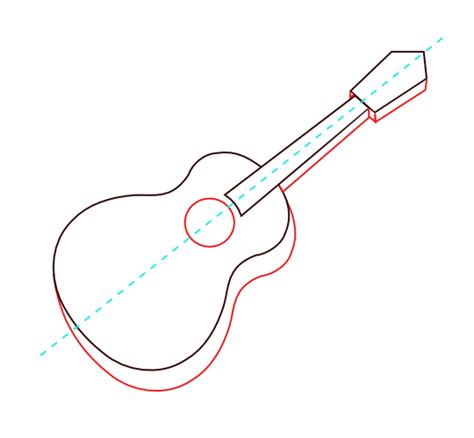 Рисунки гитары для срисовки (50 картинок) классные