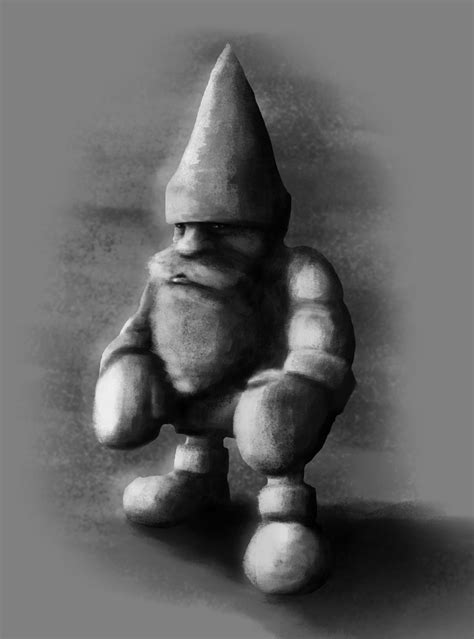 Garden Gnome Sketch at PaintingValley.com | Explore collection of ...