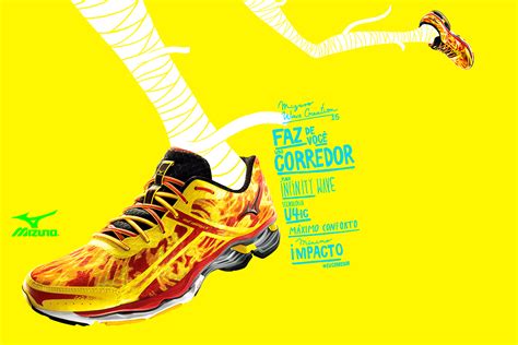 Illustrations Mizuno Wave Creation on Behance