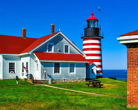 Maine Lighthouses and Beyond: West Quoddy Head Lighthouse