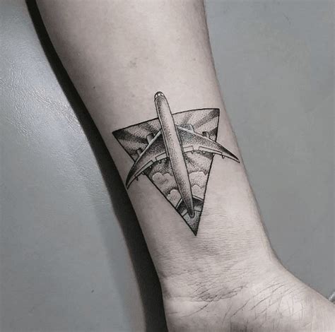 Тату эскизы "Самолет" - VeAn Tattoo