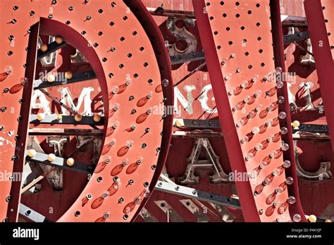 Old classic Las Vegas neon signs Stock Photo - Alamy