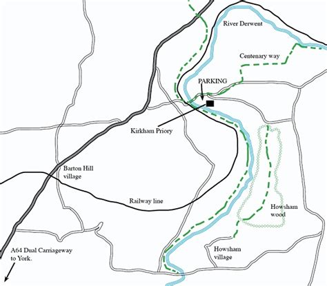 kirkham priory walk map