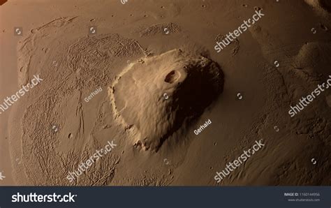 3d Illustration Mount Olympus On Mars Stock Illustration 1160144956 | Shutterstock