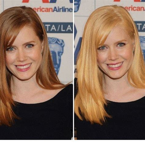 Amy Adams Natural Hair Color