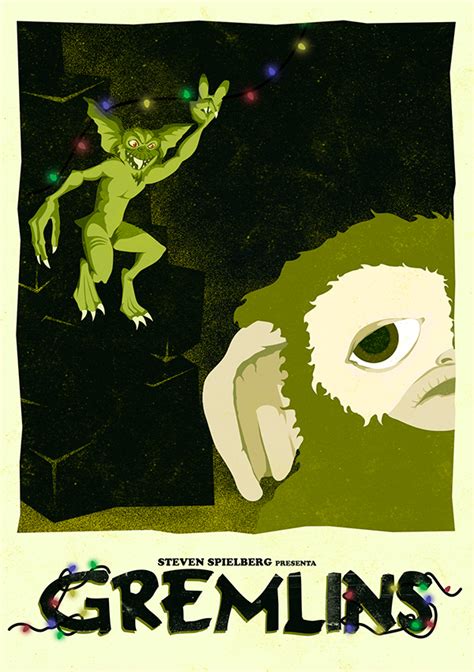 "Gremlins" movie posters on Behance