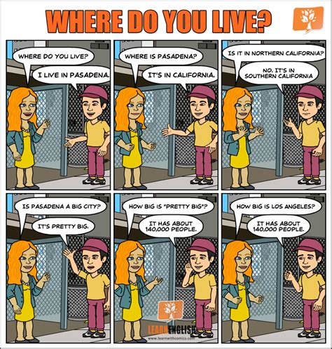 Where do you live? | Learn English With Comics
