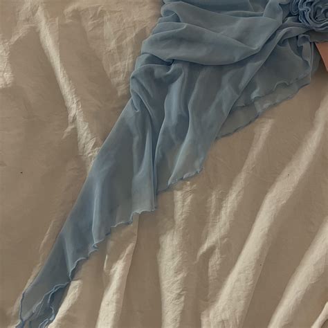 baby blue going out dress! open to offers :) super... - Depop