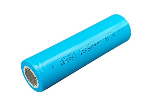 3.7 V 1500mAh Li-Ion 18650 rechargeable flat top lithium battery