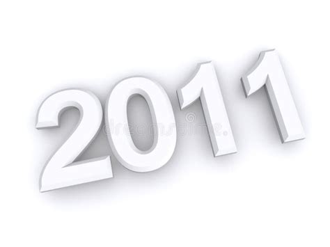Number 2011 Assembled of Stars Stock Illustration - Illustration of ...