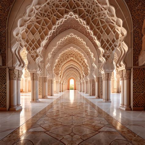 Premium AI Image | Islamic architecture wallpaper