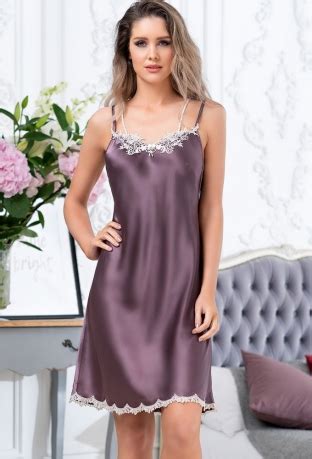 Ночнушка из натурального шелка Brigitte Mia-Mia 3680 купить - Интернет ...