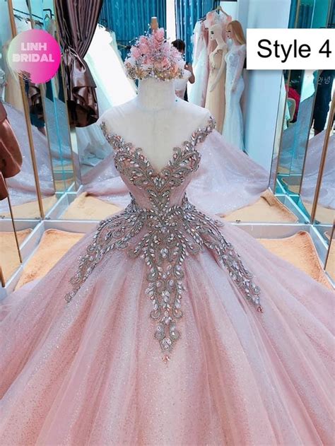 Pink Fairytale Wedding Dresses