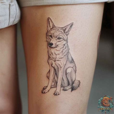 Unleashing the Mystique: Exploring the Fascinating World of Coyote Tattoos: 98 Designs - inktat2.com