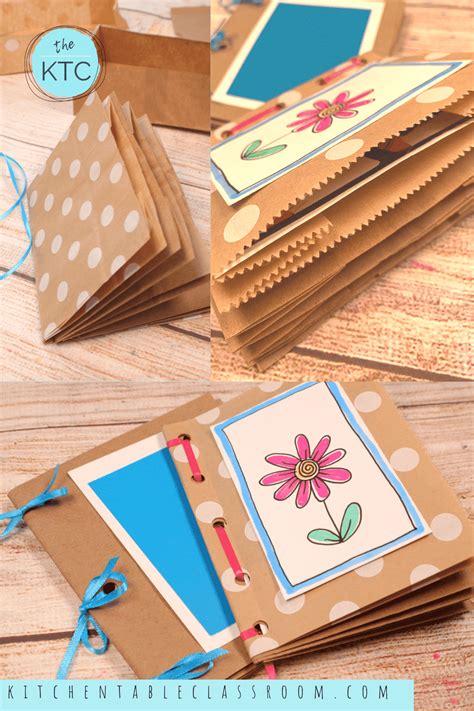 Make your own paper bag book – Artofit