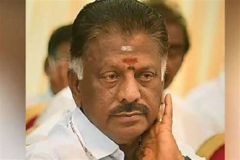 O Panneerselvam: Former TN CM, O Panneerselvam to file nomination..