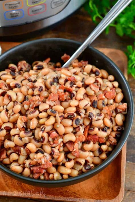 how long to cook black eyed peas in instant pot